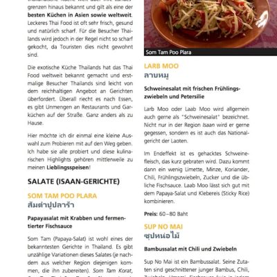 Koh Samui Reiseführer Inselguide Essen 1