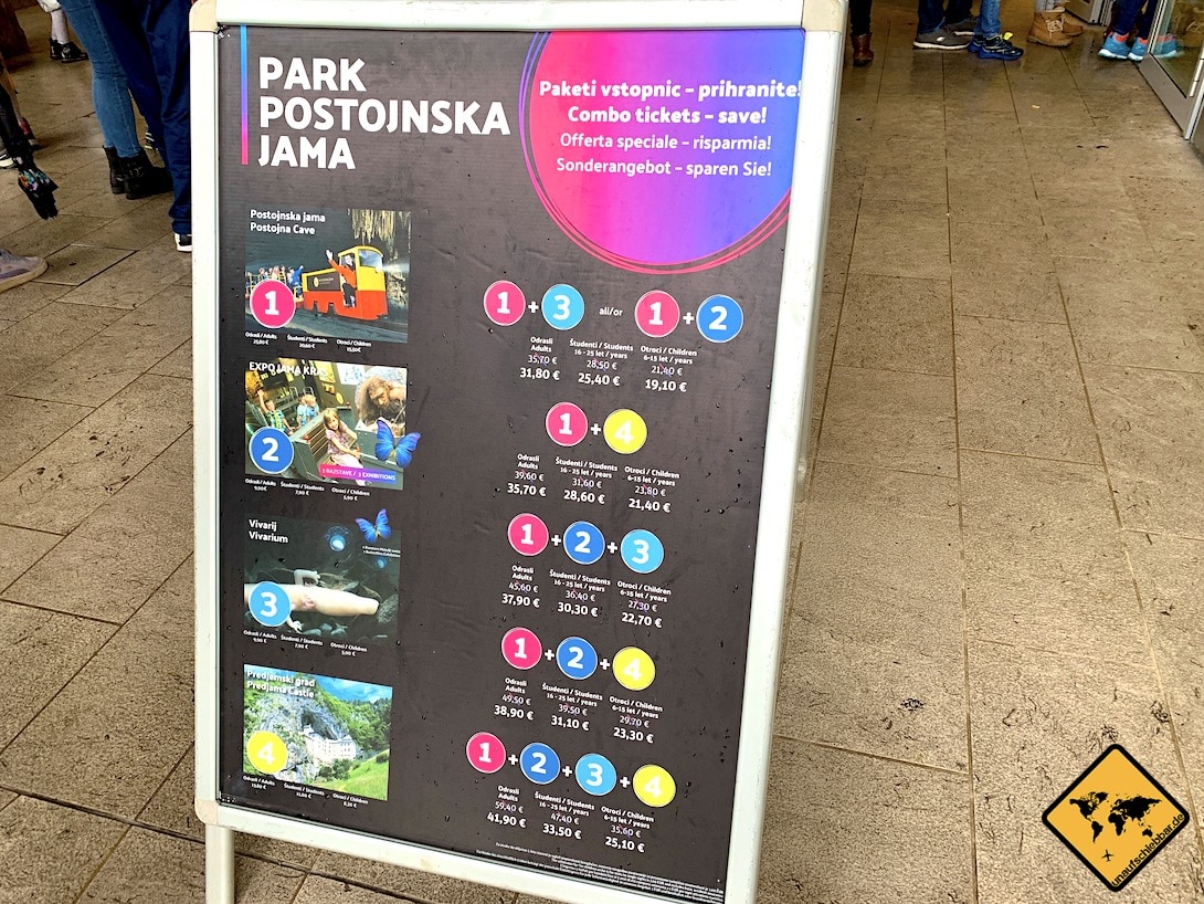 Kombi-Tickets Park Postojnska Jama