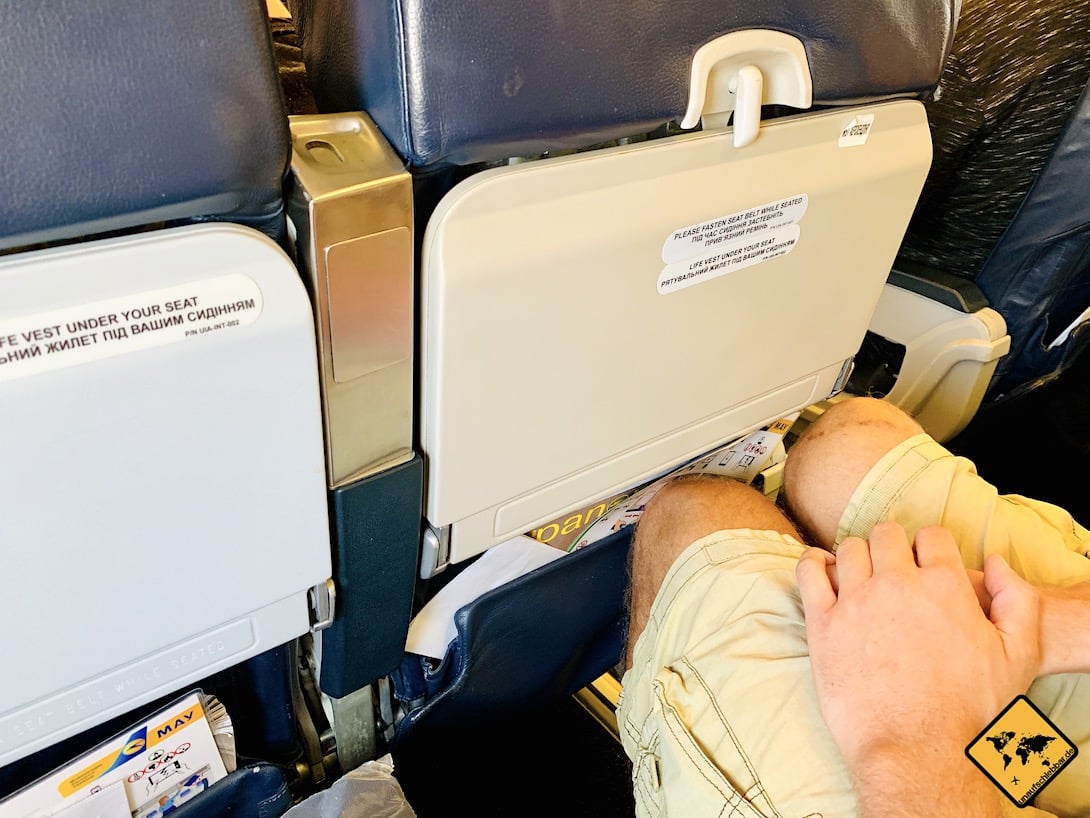 Kosten Flug Sri Lanka UIA Beinfreiheit