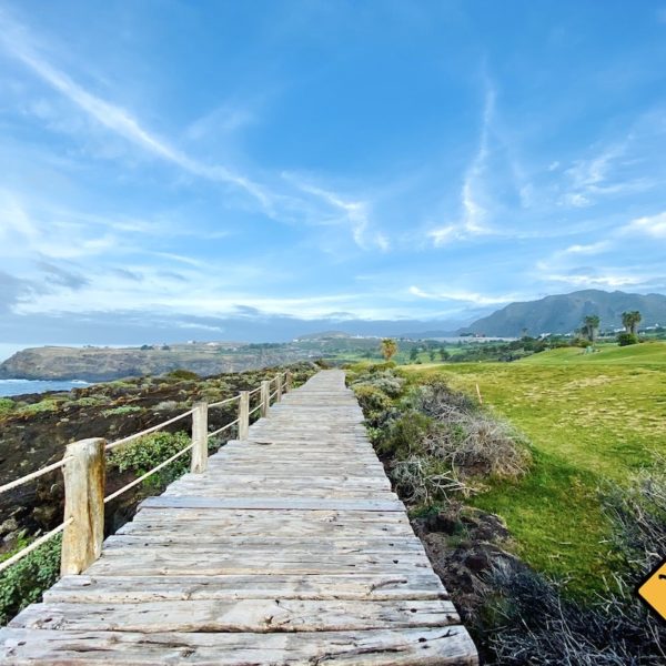 Küstenwanderweg Holzsteg Buenavista del Norte