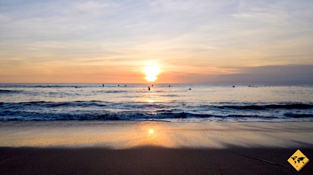 Kuta Bali Sonnenuntergang Meer