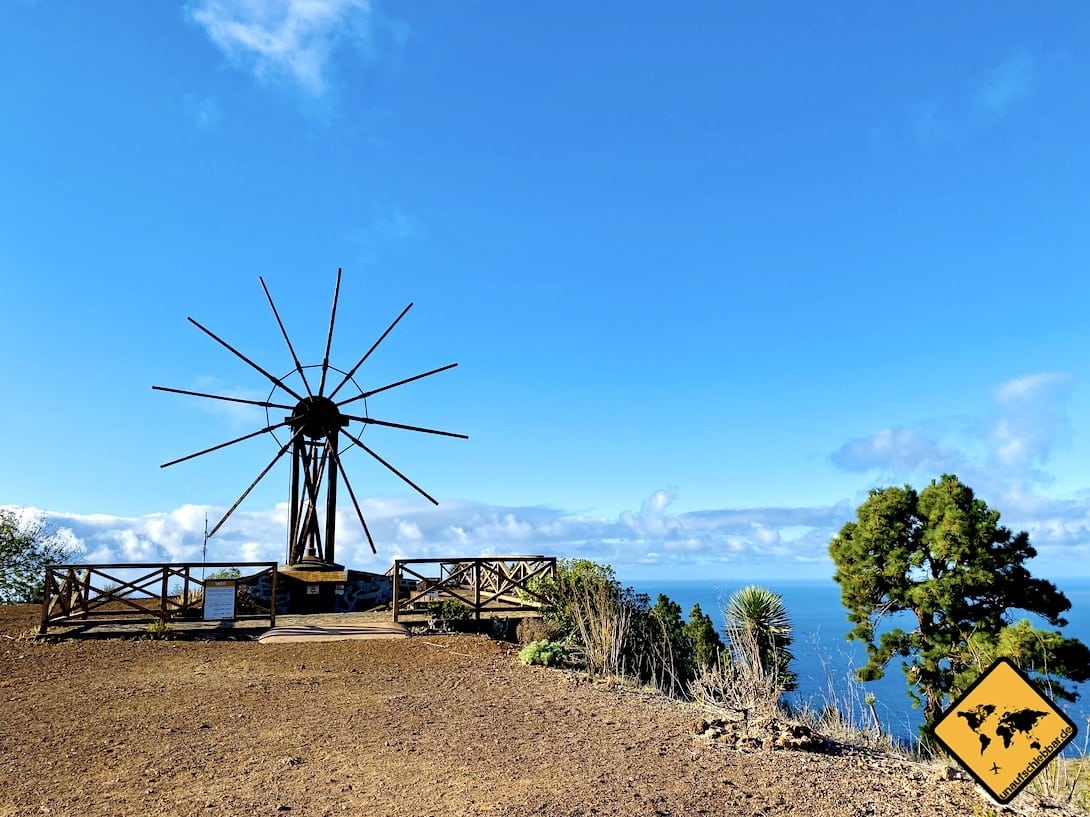 La Palma Sehenswürdigkeiten Gofio Mühle Las Tricias