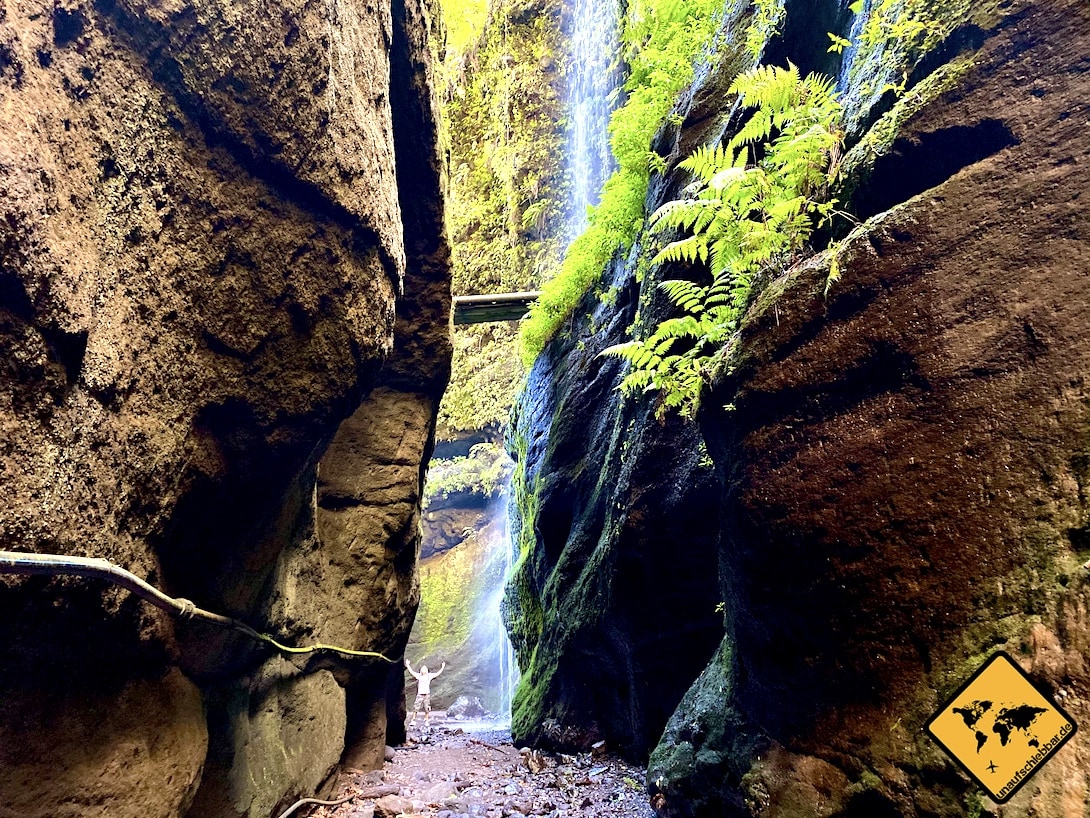 La Palma Sehenswürdigkeiten Wasserfall Los Tilos
