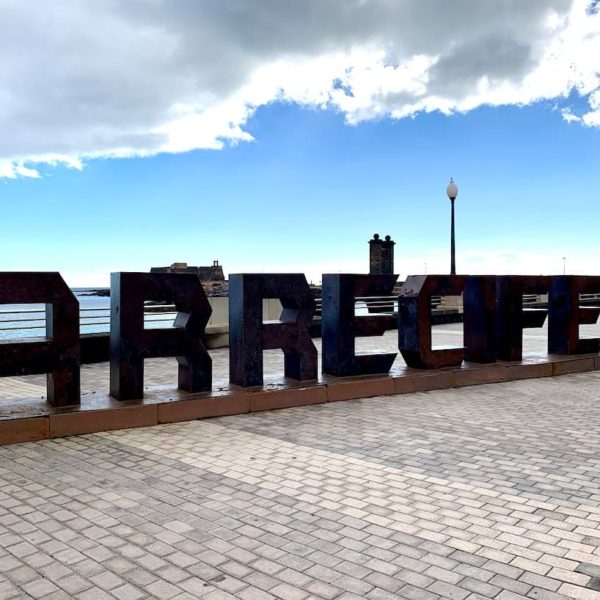 Lanzarote Arrecife Schriftzug
