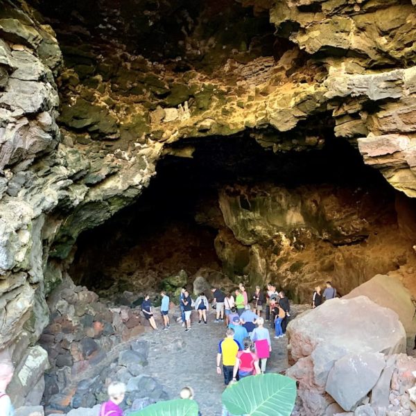 Lanzarote Ausflüge Cueva de los Verdes Eingang