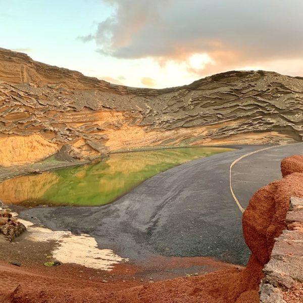 Lanzarote Ausflugsziele El Golfo Lago Verde
