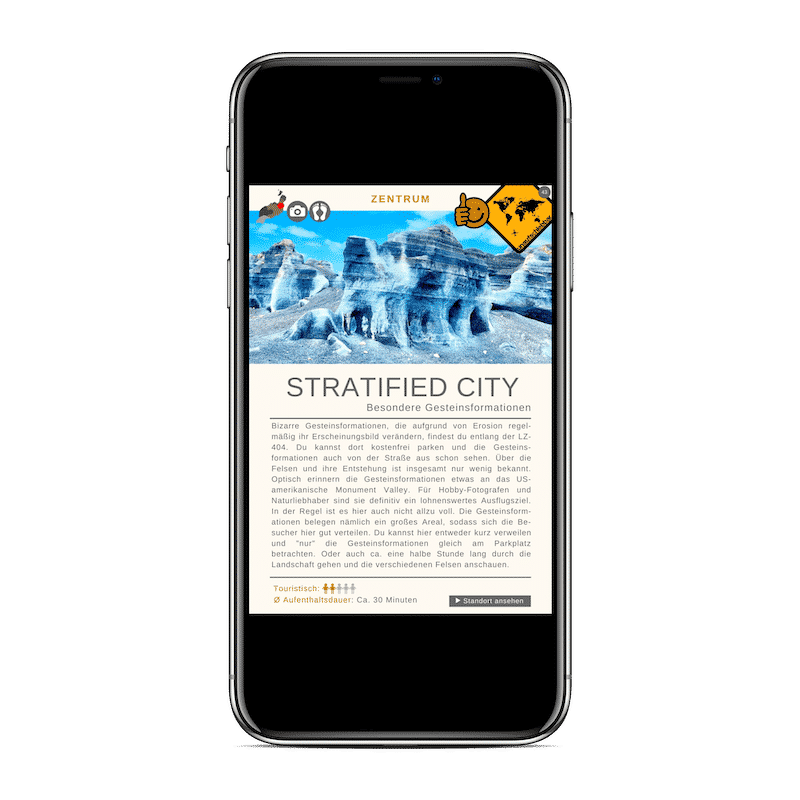 Lanzarote Reiseführer 99 Highlights iPhone X Stratified City