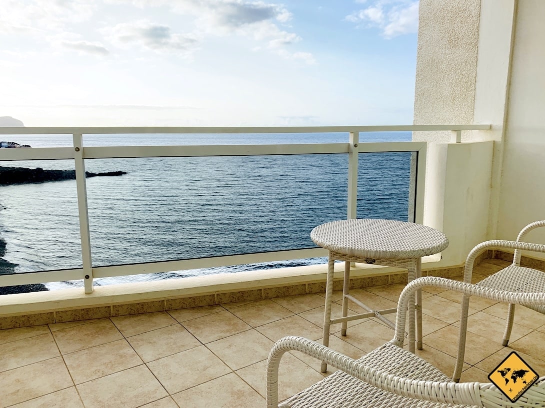 Langzeiturlaub Teneriffa Balkon Meer