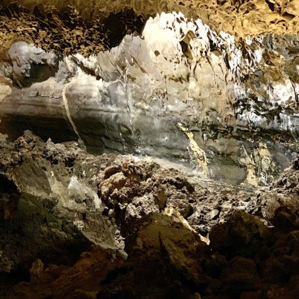 Lavafluss Cueva de los Verdes Lanzarote