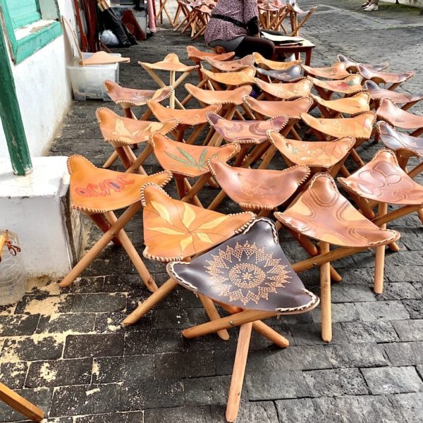 Lederstühle Markt Teguise Sonntag