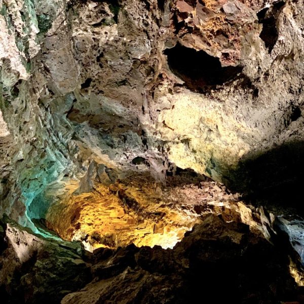 Lichtinstallation Cueva de los Verdes Lanzarote