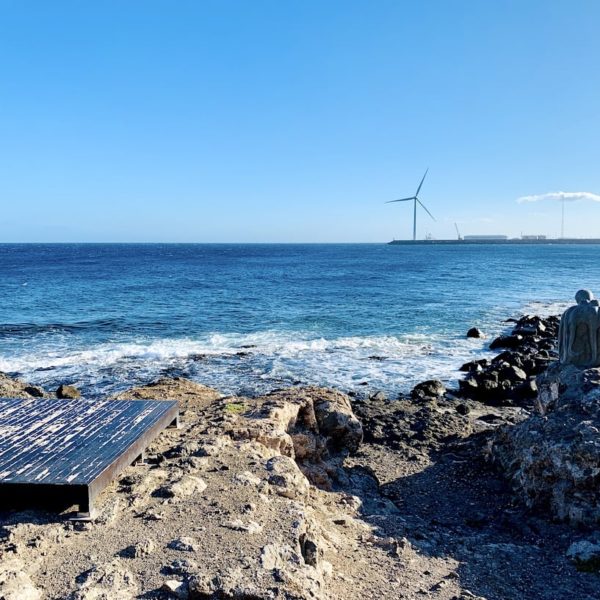 Liegefläche Holz Meer Arinaga