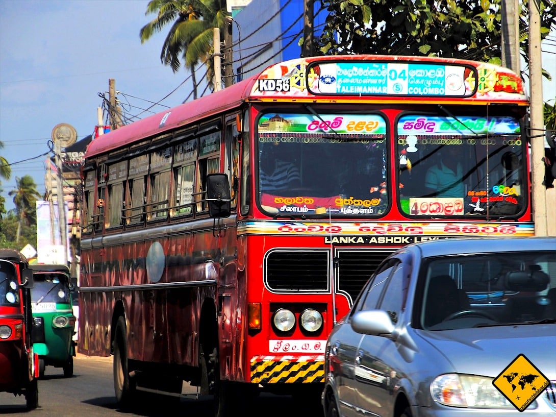 Linien-Bus Sri Lanka