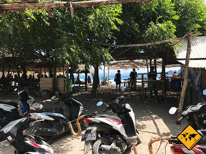 Lombok Strände Mawi Beach Restaurant