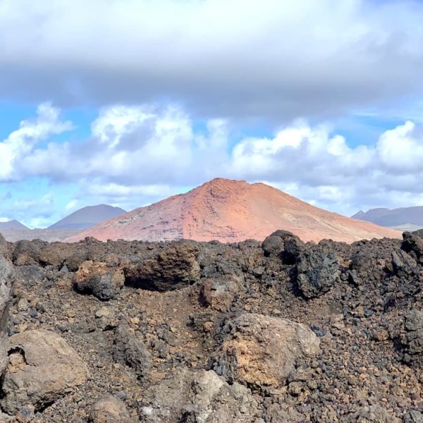 Los Hervideros Landschaft Feuerberge Lanzarote