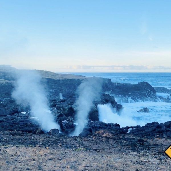 Los Silos El Bufadero Wasserfontänen Teneriffa