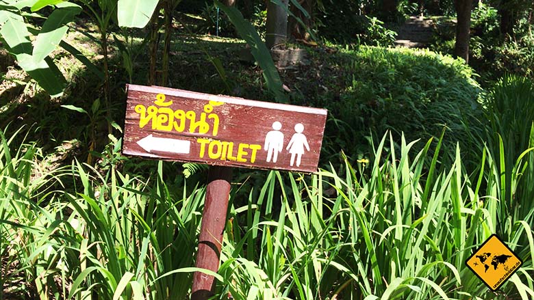 Mae Klang Waterfall Toiletten