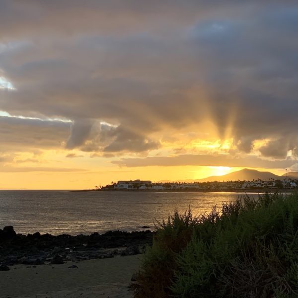 Meer Sonnenuntergang Puerto del Carmen Lanzarote