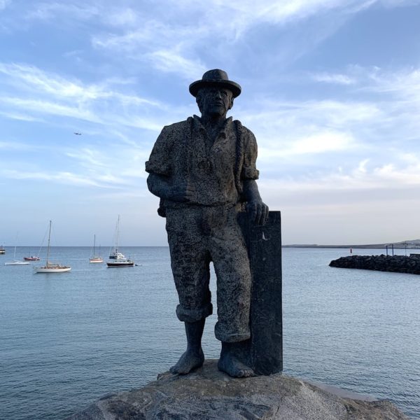Mensch Skulptur Puerto del Rosario Fuerteventura