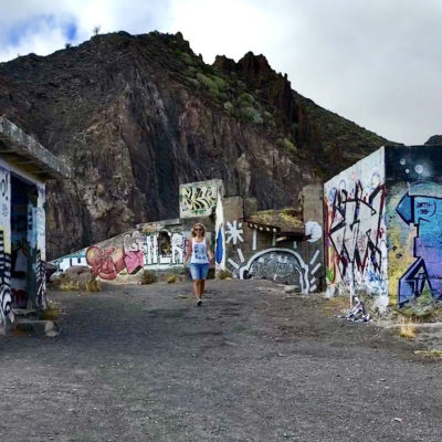 Die Graffitis am Mirador Las Teresitas verleihen dem Ort ein besonderes Ambiente