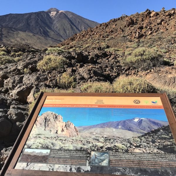 Mirador Llano de Ucanca Infotafel Wanderung