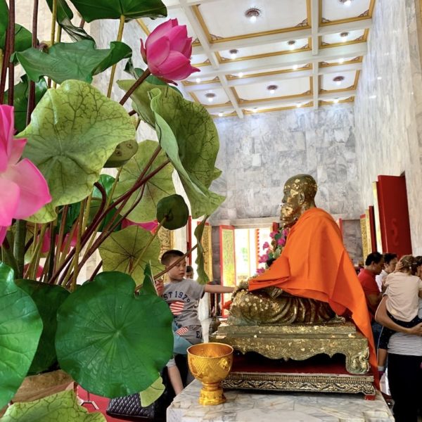 Mönch Nachbildung Wat Chalong Phuket