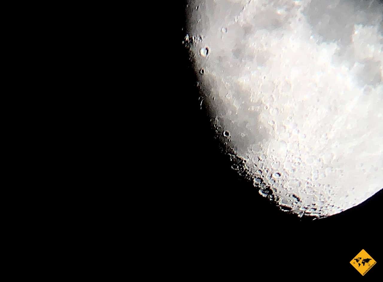 Mond iPhone Foto Teleskop