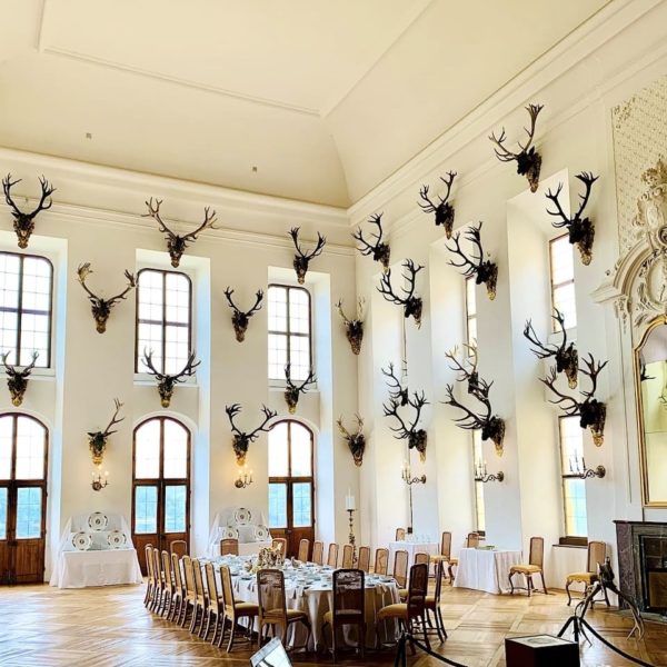 Moritzburg Sehenswürdigkeiten Schloss Speisesaal