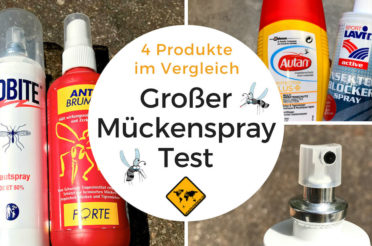 Mückenspray Test – 4 Insektenschutz Sprays im Vergleich – DEET vs. Icaridin