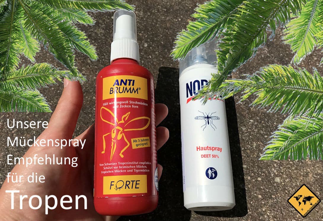 Mückenspray Test - unsere Empfehlung für die Tropen: Anti Brumm Forte
