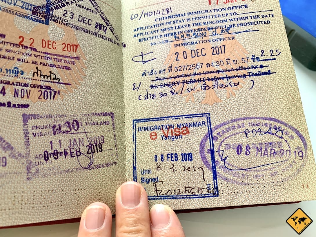 Myanmar Visum Pass