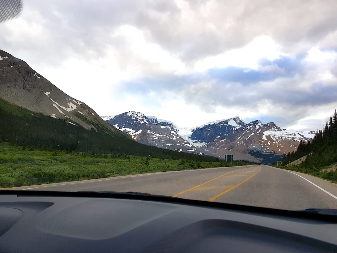 Nähe Athabasca Gletscher Kanada