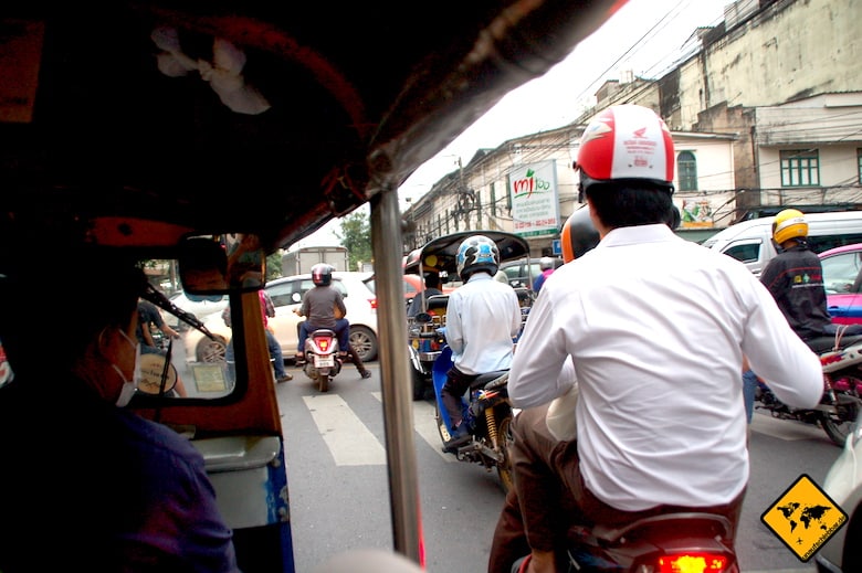 Nordthailand Rundreise Straßenverkehr