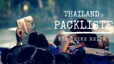 Packliste Thailand Urlaub: für Frauen, Männer & Backpacker | mit PDF