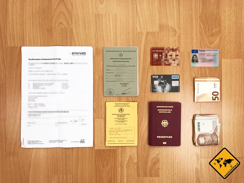 Packliste Thailand Papiere Unterlagen
