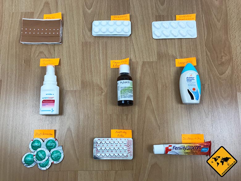Packliste Thailand Urlaub Reiseapotheke