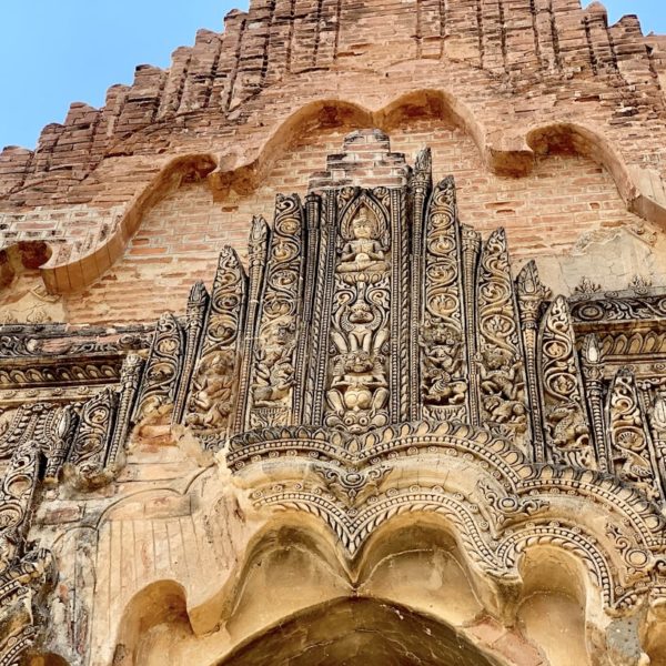 Pagode Fassade Narathihapatae Hpaya Tempel Bagan