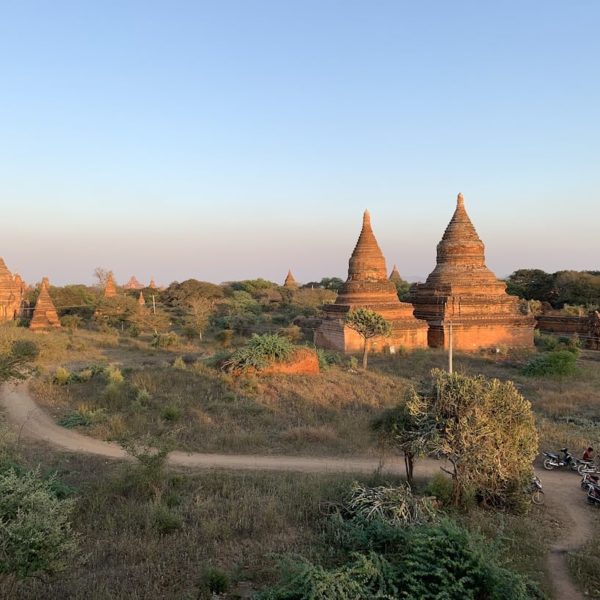 Pagoden Abendlicht Bagan