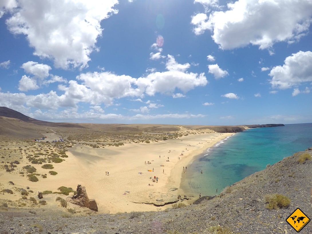Papagayo Strände Lanzarote Playa Mujeres