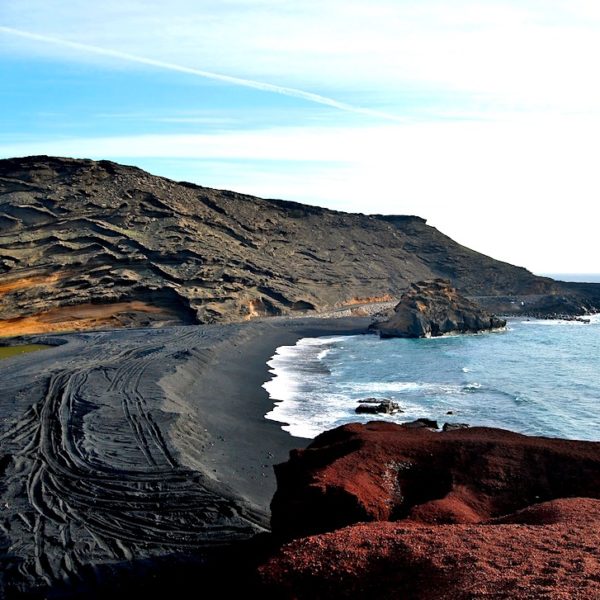 Blick auf den Strandabschnitt Playa El Golfo