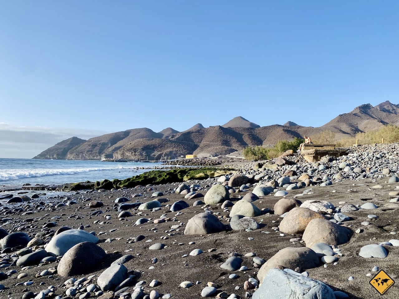 Playa La Aldea Gran Canaria Einsamkeit