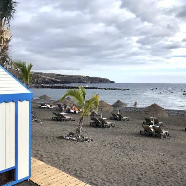 Playa San Juan Teneriffa Umkleide