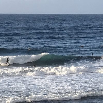 Surfer am Playa del Socorro