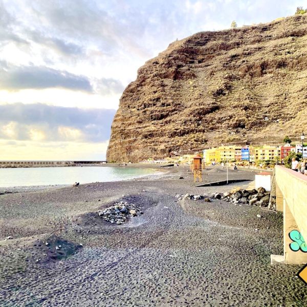 Playa de Tazacorte grauer Sand