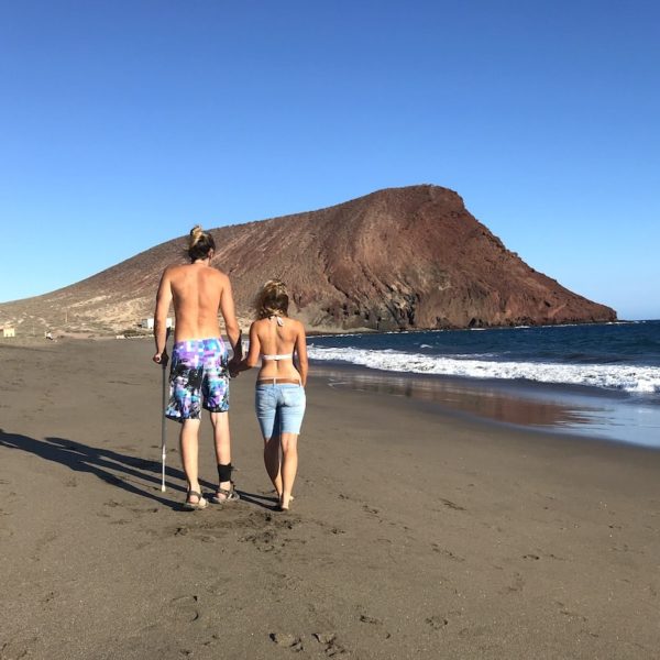 Playa de la Tejita Strand auf Teneriffa