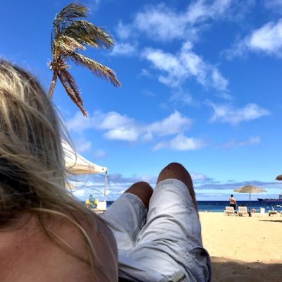 Karibik-Feeling ist am Playa de las Teresitas definitiv inbegriffen