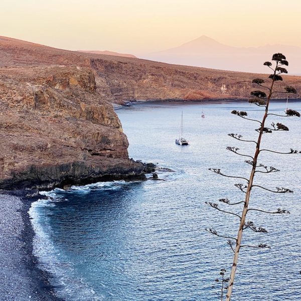 Playa del Medio Teide Blick