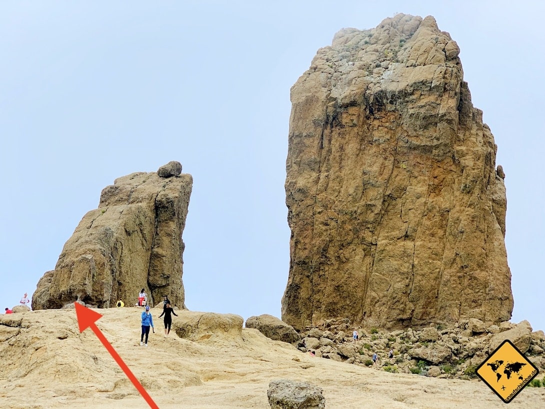 Position Felsloch Roque Nublo Gran Canaria