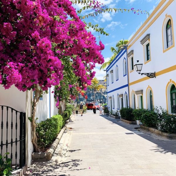 Puerto de Mogán Blumen Gasse