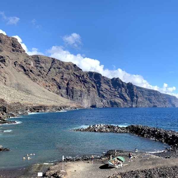 Punta de Teno Teneriffa Wellenbrecher